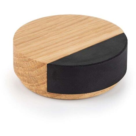 Tope Puerta Suelo Puk Roble   - PUK WOOD - Tope de suelo para puertas de grandes dimensiones
