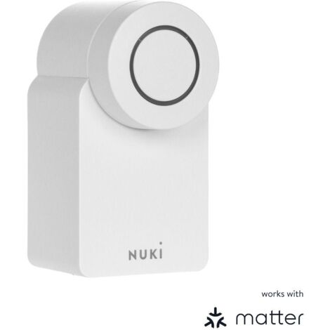 Nuki Smart Lock 4.0 Blanco - Nuki 4.0 - Cerradura inteligente para el control de acceso