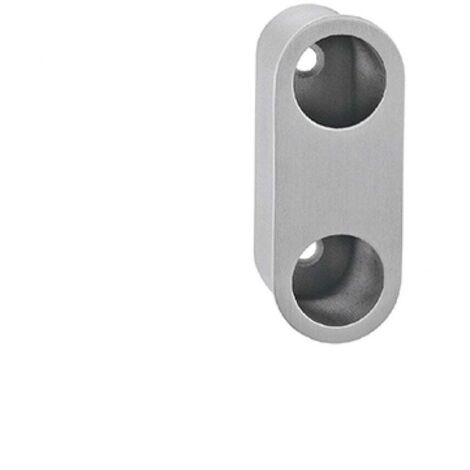 IN16315 Cazoleta In.16.315  - Dedal ovalado tipo uñero para puerta corredera fijación tornillo