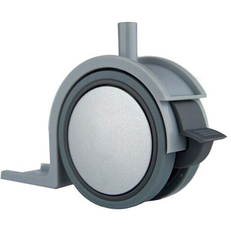 Rueda Mueble Costado Mod.Alicia Gris D-75 C.Freno (1/5)