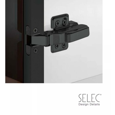 Bisagra Selec Aluminio Clip Cam Codo Smove