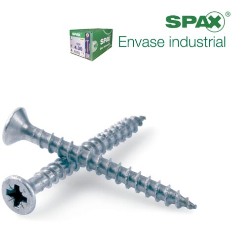 Caja de: 200 Uds. Tornillo Abc Spax-S Acero Inox Cabeza Plana 3.5X40
