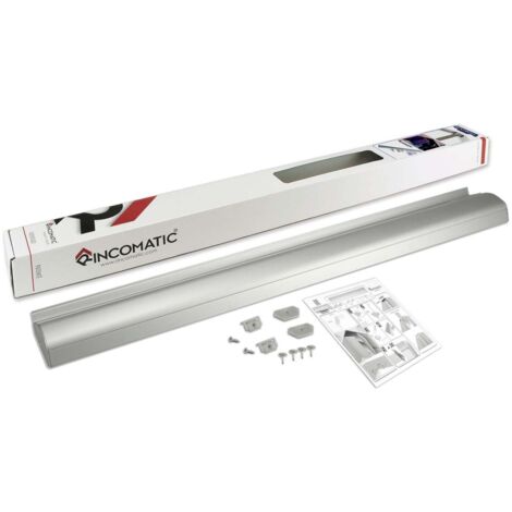 Rinco-Matic Basic-40 697 Mm Aluminio - RINCOMATIC BASIC 40 - Bisagra con nudo visto decorativo