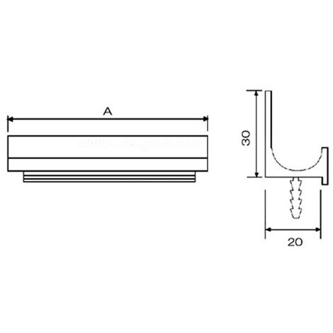 TIRADOR ALUMINIO PARA EMBUTIR MODELO JEY L147-L3000MM ACABADO