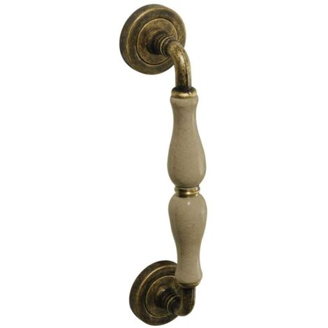 Asa Con Rosetas 214 mm P141Be Modelo La Bisbal Bronce Ant. P.Craquele (1/3)