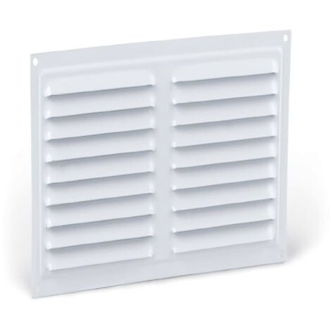 Rejilla ventilación de plástico 370x223 mm con malla anti insectos