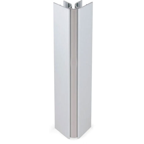 Zocalo Aluminio Liso: Esquina Flexible 144 Mm