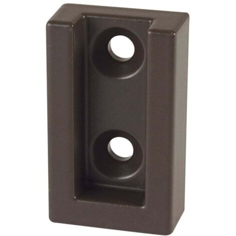 Soporte Barra Rectangular New Kerri Lateral Moka 30X12