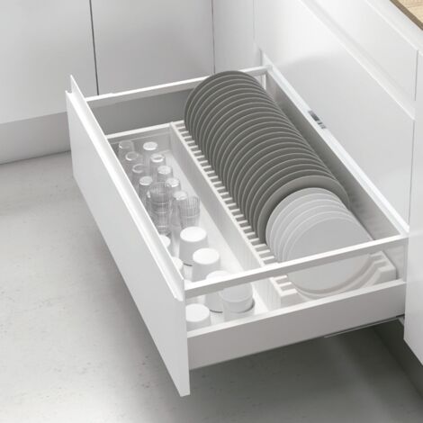 Compact Soporte Platos Blanco R.481113 - Accesorios varios para la organización del interior del cajones