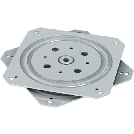 Soporte T.V. Giratorio Zincado 155-155 - Plataforma giratoria para instalar bajo un sobre de madera. (1/5)