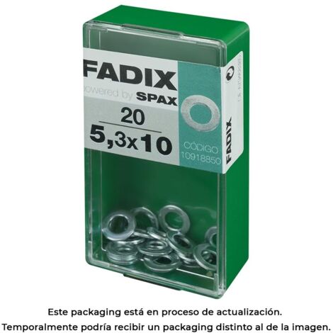 Paquete 20 Ud. Arandela DIN 125 5,3x10 mm S