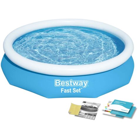Bestway piscina hinchable adulto aro 305x66 cm jardin
