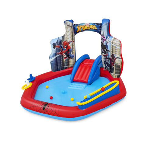 parque infantil hinchable spider-man 2,11 mx 2,06 mx 1,27 m - 98793 - bestway -