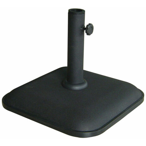 Marbueno Base Sombrilla Cuadrada Cemento Negro Jardin (1/2)