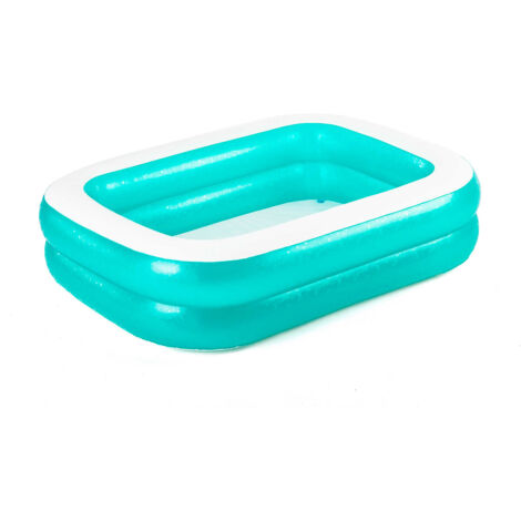 Bestway piscina hinchable 2 camaras rectangular 201x150x51 cm