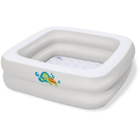 Bestway Bañera Hinchable Bebe Acolchado 86x86x25 cm