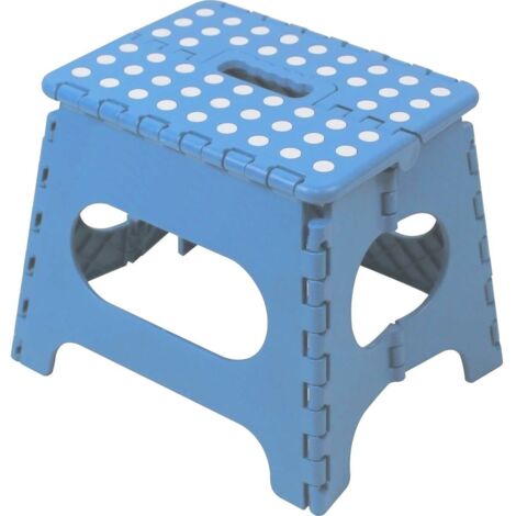 Marbueno taburete plegable escalón plástico 33x26x27 cm (1/4)