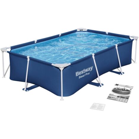 Piscina de jardín con estructura de 259 x 170 x 61 cm Bestway 56403N