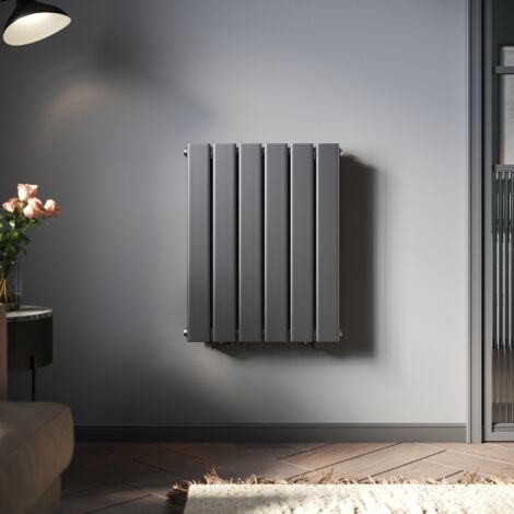 Sonni – Radiateur eau chaude en acier 600x465 mm – Puissance 509W – Vertical anthracite – Installation murale facile – Technologie anti-corrosion