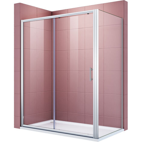 Porte de douche pivotante extens. 79-91 cm chromé, Schulte Vita