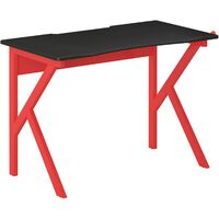 Modern Home Office Computer & Gaming Desk Red - Piranha Furniture Zorro - Red