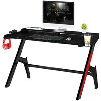 Carbon Fibre Effect Computer and Gaming Desk for Home Office - Piranha Furniture Bumblebee