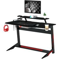 Carbon Fibre Effect Computer and Gaming Desk for Home Office - Piranha Furniture Chinook