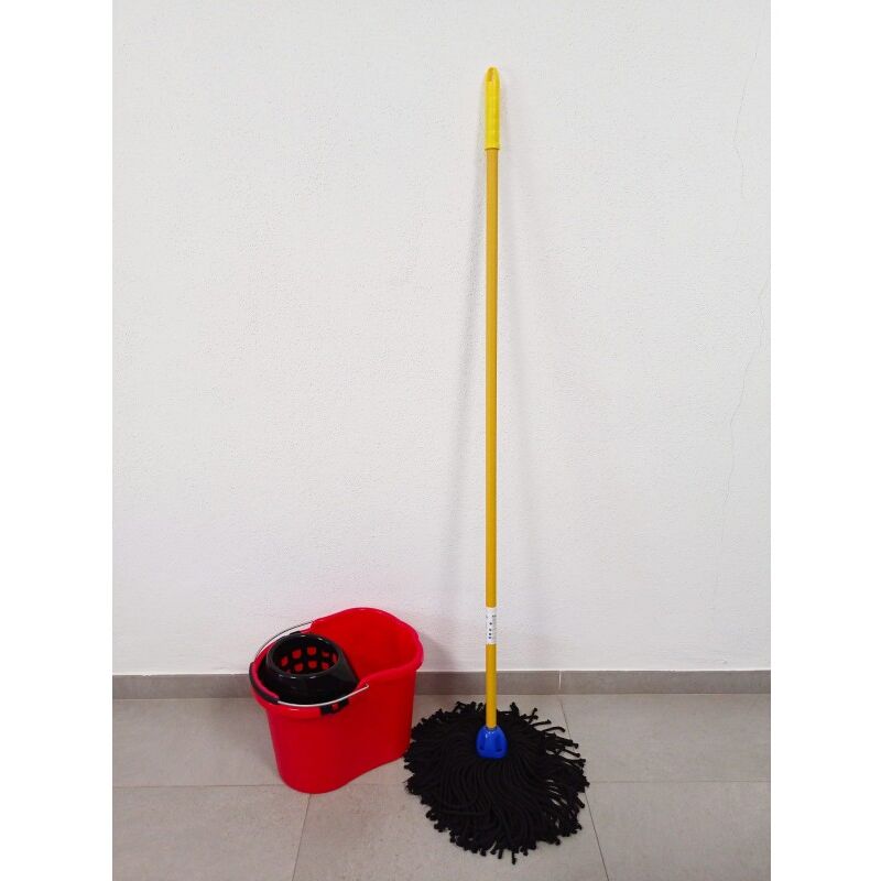 Secchio Hermetic 20 Litri Con Ruote E Strizzino - Per Pulizie E Applicazione Cera - Foto 4