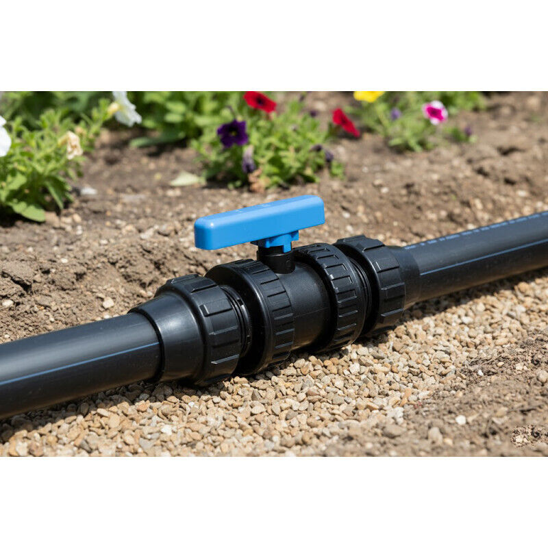 RACCORDO POLITENE PLASSON M 2" X D.63 Mm RACCORDO A COMPRESSIONE PER Tubi Plasson In Polietilene