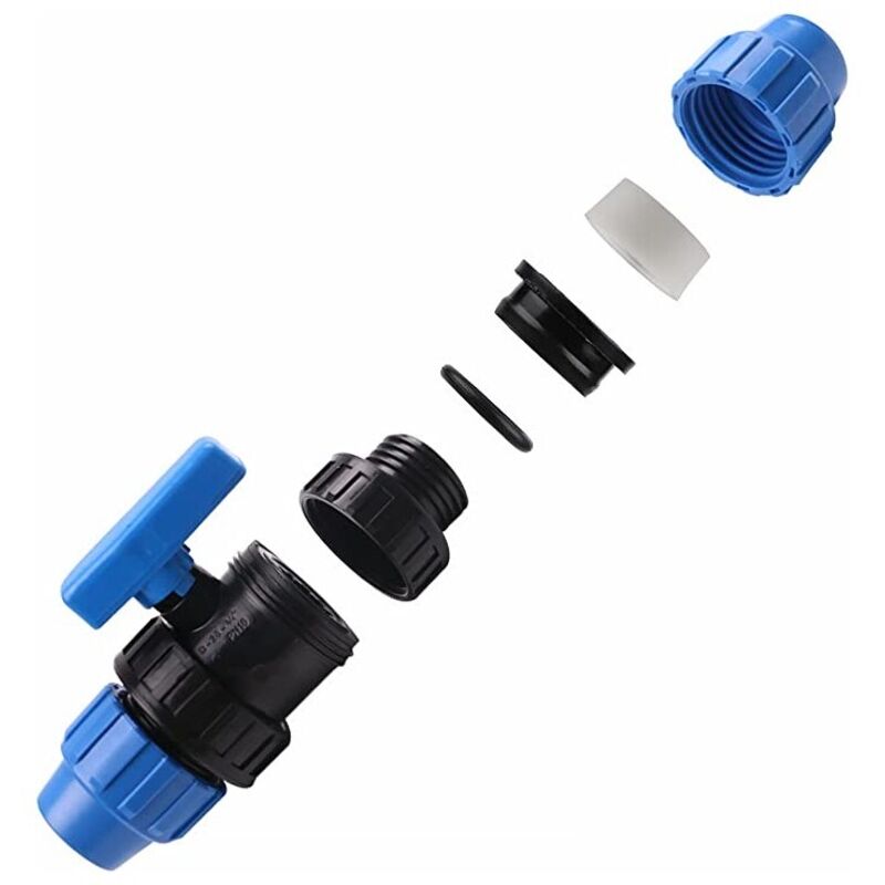 H2O-Flex® Raccordo a pressione da 20 pezzi, angolo di 90° per tubo