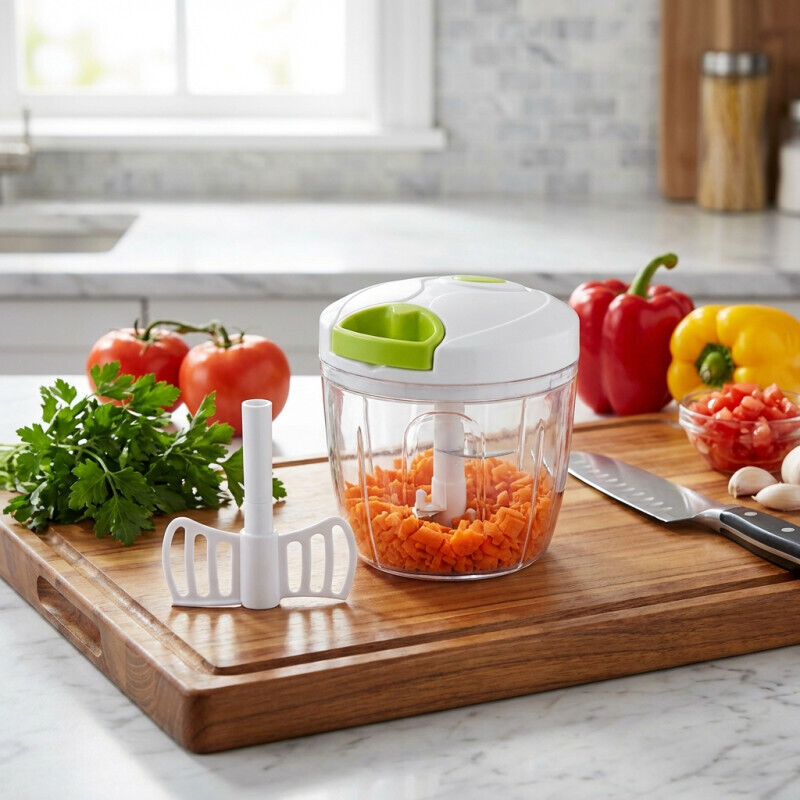 Taglierina a cipolla, manuale per cipolle, con corda, 900 ml