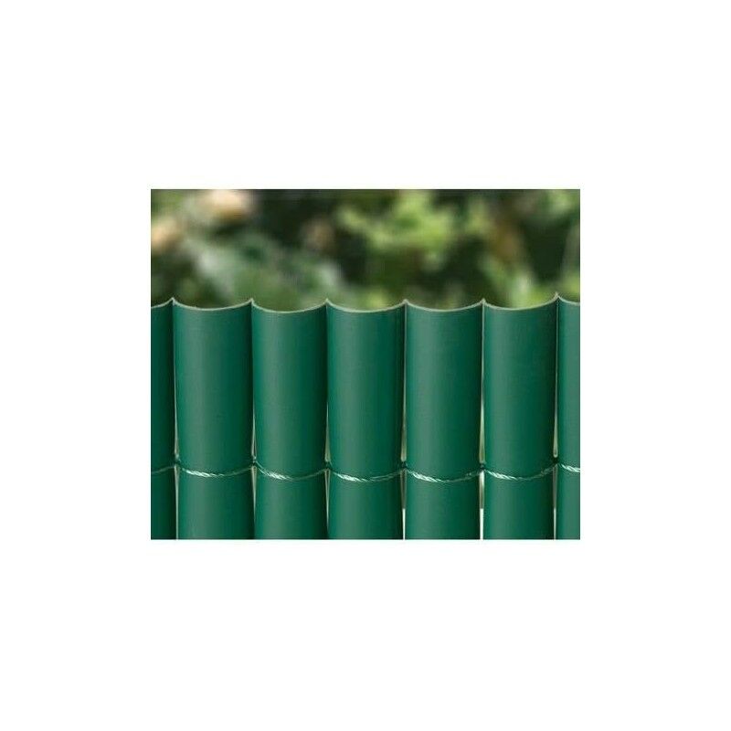 Ostacolo di occultamento in PVC verde scuro 1 x 5 metri, unito da filo di  nylon ogni 10 cm. faccia comune