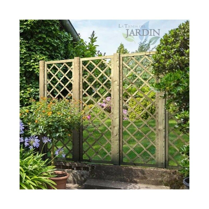 Pali In Legno Per Recinzione Ø10 Cm X 250 Cm - Trattati E Impregnati, Per Steccato Fai Da Te - Foto 4