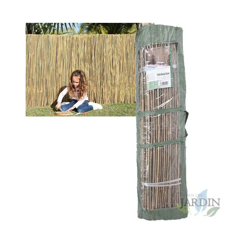 Arella in Canna di Bamboo Naturale River 1x3 metri per Recinzioni e  Coperture in Rotoli