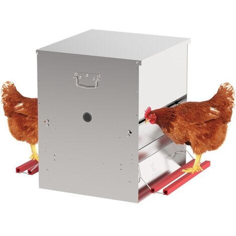Mangiatoia Galline Mangiatoia Per Polli Da 15kg - Automatica, In - 8