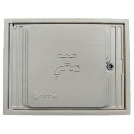 Armadio per contatore dell'acqua, senza spia 50x35x14 cm