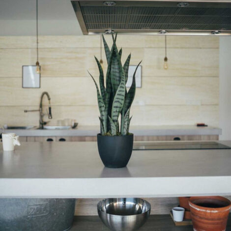 KOL Pianta Artificiale Di Serpente Sansevieria Da 0,9 M, Per Interni Ed