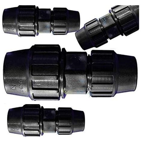 4 Tee In Polietilene Da 50 Mm Per Tubi PE – Raccordo Idraulico Certificato AENOR – Per Irrigazione E Cantiere - 6
