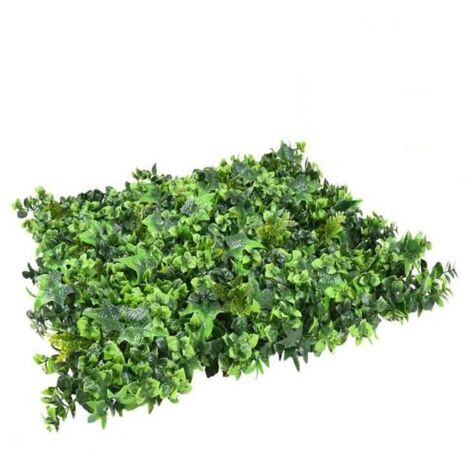 Set di 4 Giardino Verticale Mahonia 50 x 50 cm. Creano Ambienti di Grande Originalità e Freschezza