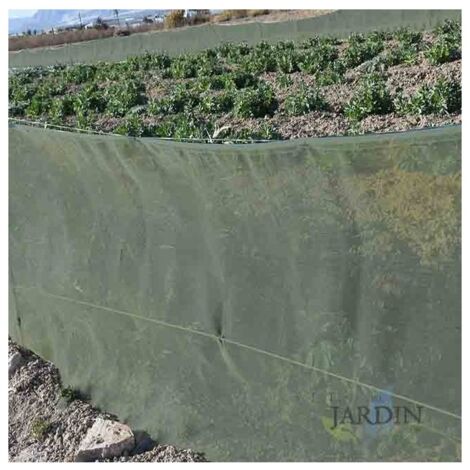 Rete Frangivento per la Protezione delle Colture e delle Piante 1,5 x 100 m, verde