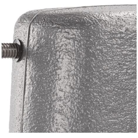 Serbatoio acqua piovana rettangolare antracite con rubinetto e cintura di sicurezza, 120 l, in plastica, grigio, 130 x 37 cm, con supporto, serbatoio dell'acqua e serbatoio dell'acqua da giardino