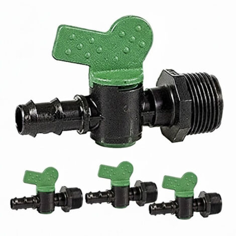5pcs 1/2 3/4 Filettatura Maschio A Gomo Connettori 16 20 millimetri Irrigazione Tubo in PE Connettori Filettato Connettori per irrigazione giardino Pagoda giunti  15