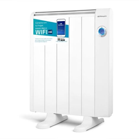 Orbegozo emettitore termico 5 elementi 800W. Connessione wireless WIFI tramite APP. Intervallo di temperatura: 7ºC - 35ºC.