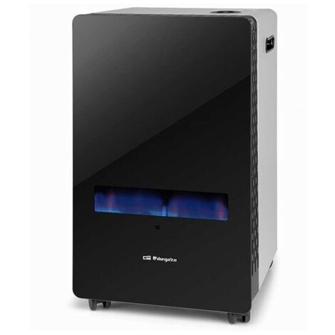 Set di 3 Stufas a gas da terrazza. Finitura nera. Potenza massima: 11000 W. Calore immediato. Funziona a butano/propano. Altezza