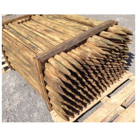 Paletti Legno Pino 180 Cm - 5 Pezzi, 7x7 Cm, Impregnati, Per Recinzioni Giardino - Foto 10