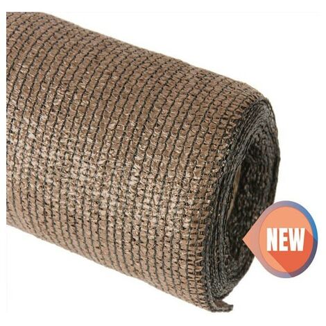 Rete Ombreggiante 1x50 M Telo Ombra 95% Beige Frangivista Recinzione - 5