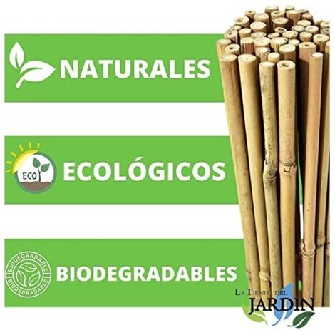 Set di 50 Tutore in acciaio plastificato 120 cm 11mm | Bastoncini per piante e alberi | Supporti per pomodori e piante rampicant | Leroy Merlin