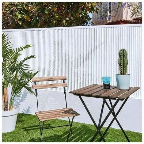 FIVMEN Canniccio PVC Recinzione 90x300cm Tappetino Privacy per Balcone con Fascette Recinzioni e Decorazioni Protezione dal Vento Impermeabile Senza Foratura, Antracite