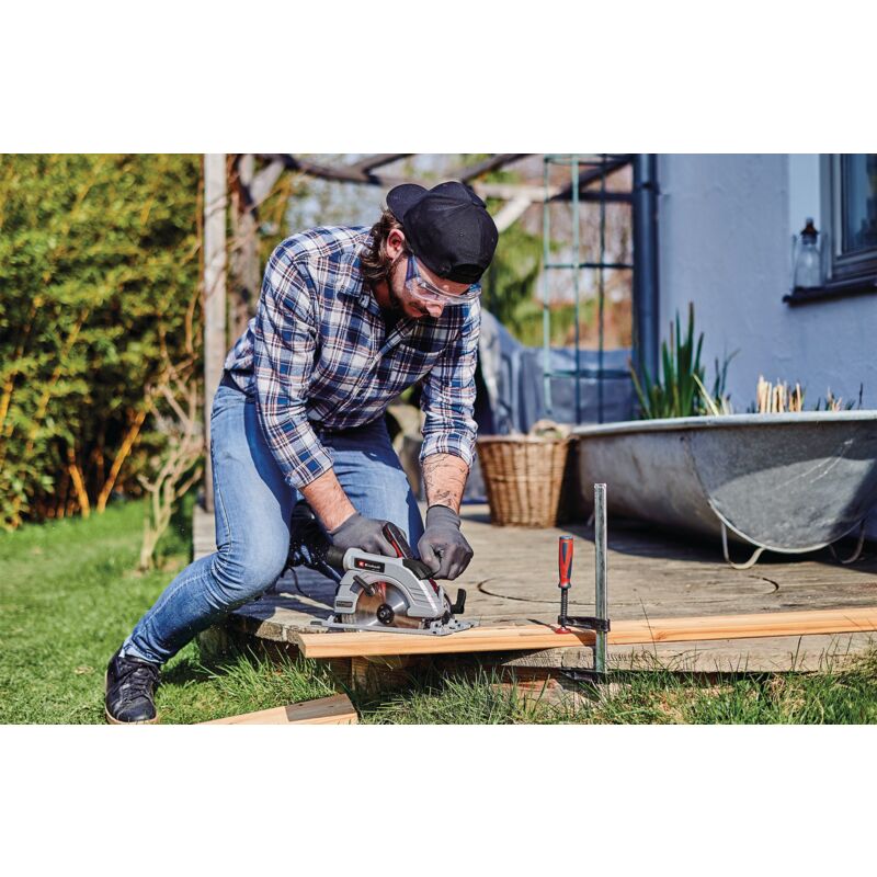 Einhell Professional Cordless Handheld Circular Saw TP-CS 18/190 Li BL-Solo Power X-Change (18 V, Without Battery) & Original Einhell Power X-Change Starter Kit for Batteries and Chargers (18 V