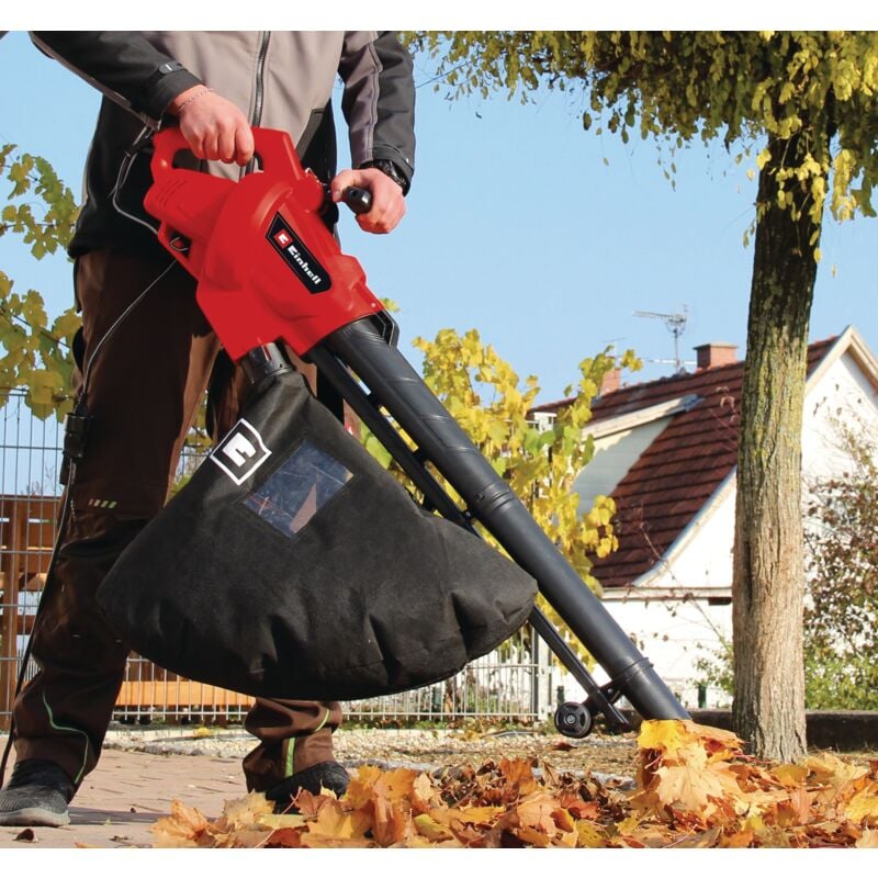 Einhell Aspirateur-souffleur de feuilles GC-EL 3024 E (tube Ø 75 mm, puissance daspiration 650 m³/h, fonction broyage (10:1), vitesse de soufflage 240 km/h, 40 L) 4